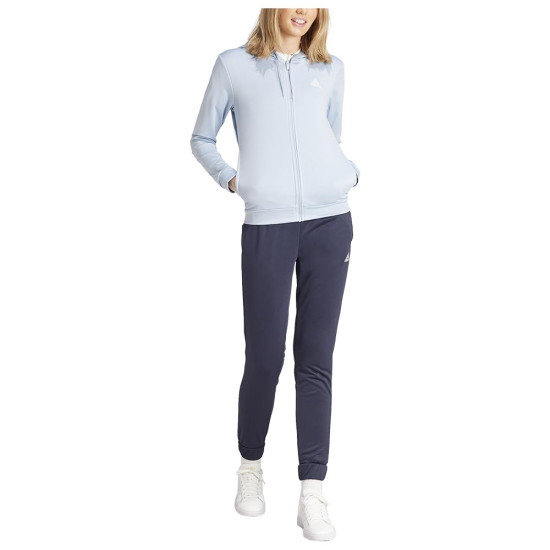 Adidas Γυναικείες φόρμες σετ Sportswear Linear Hooded Track Suit